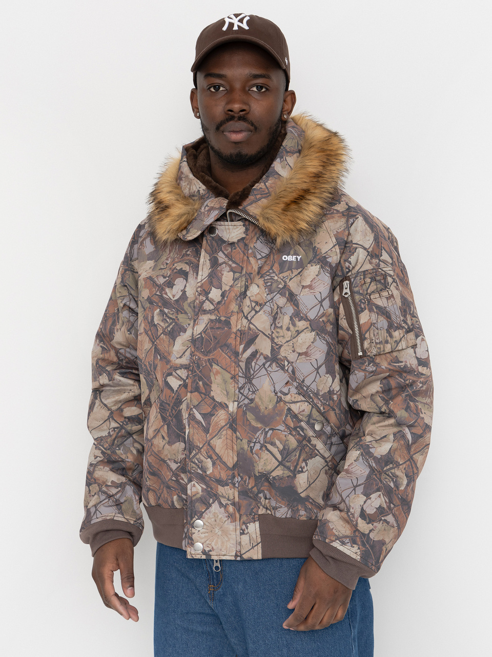 OBEY Jacke N-2B (fence camo)
