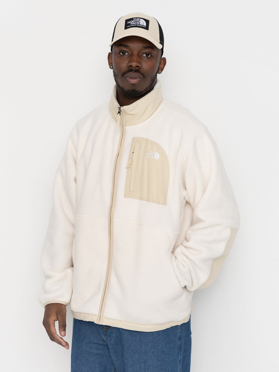 The North Face Fleece Jacke Yumiori Off Peak (white dune/desert stone)