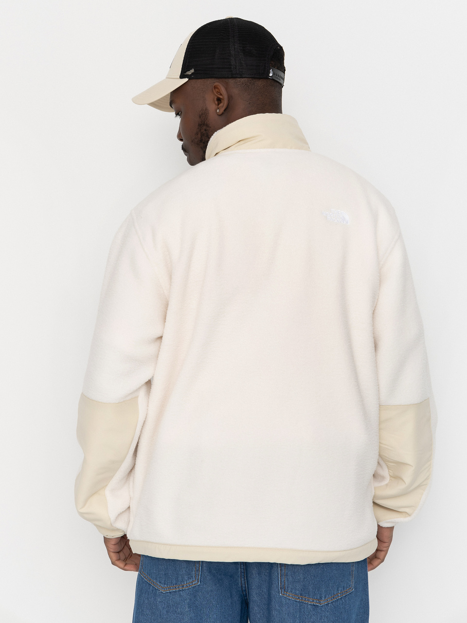 Herren The North Face Fleece Jacke Yumiori Off Peak (white dune/desert stone)