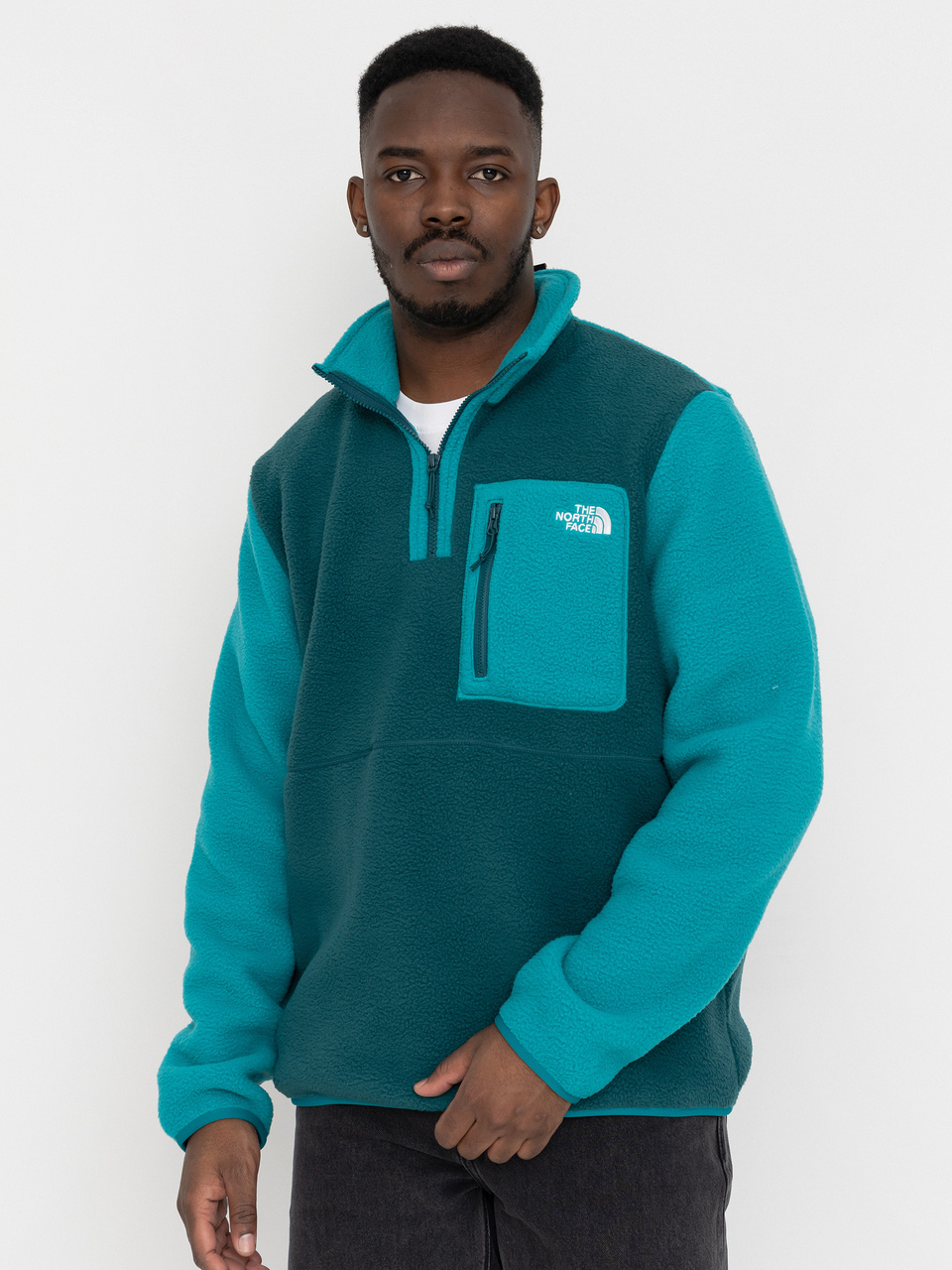 The North Face Yumiori 1/4 Zip Fleece  (pacific teal/restorativ)