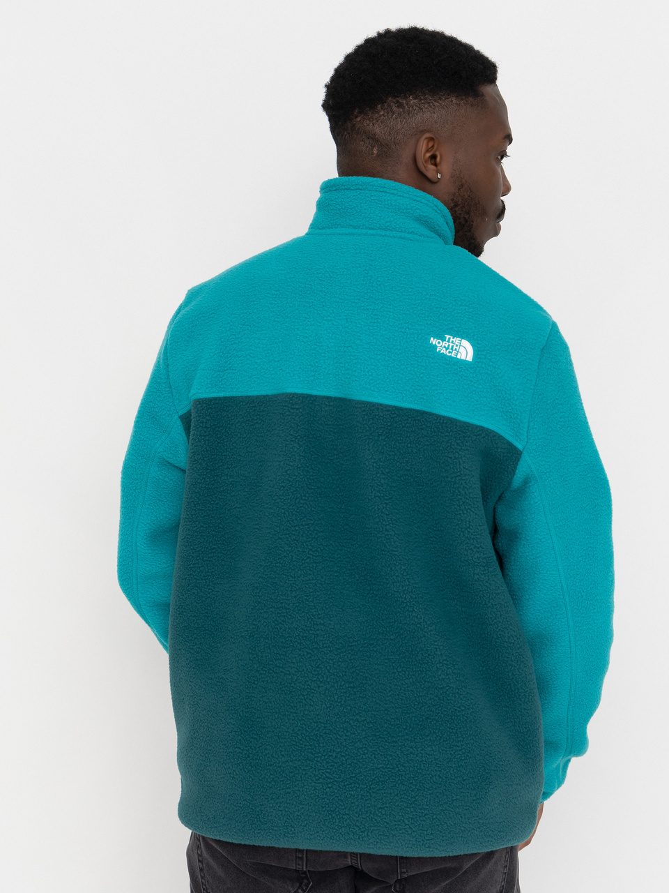 Herren The North Face Yumiori 1/4 Zip Fleece Jacke (pacific teal/restorativ)