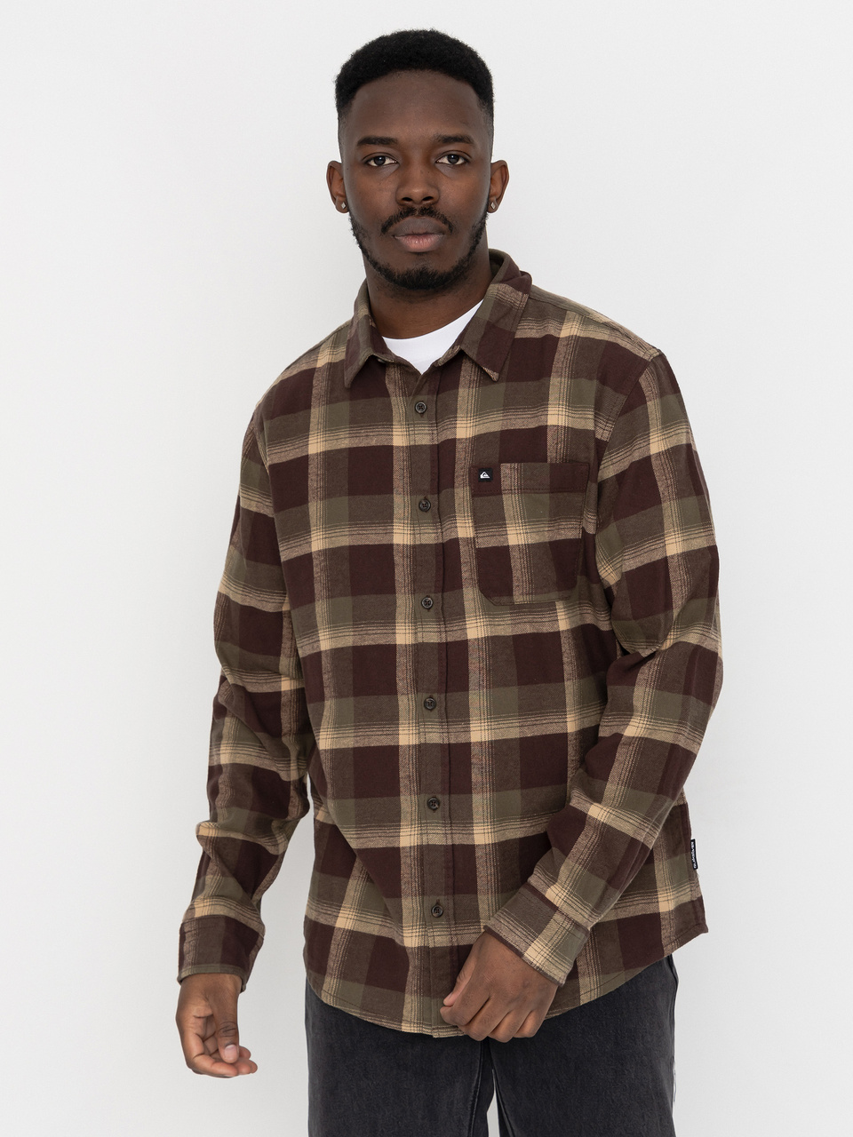 Quiksilver Hemd Motherfly Plaid (grape leaf motherfly)