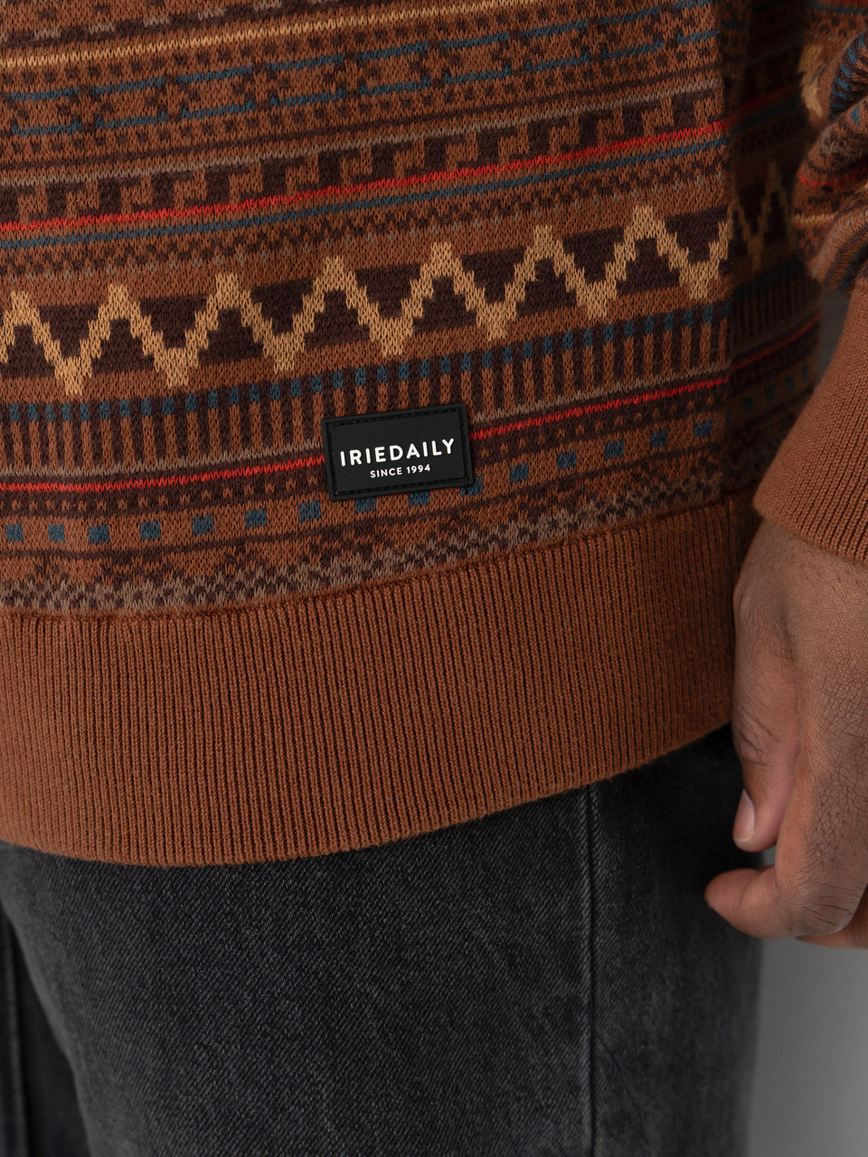 Iriedaily Sweater Mineo (tabacco)