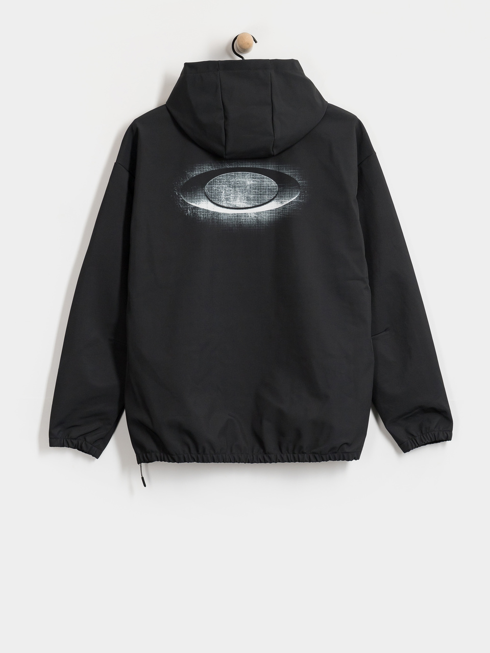 Herren Oakley Wintertide Scratched HD Aktives Sweatshirt (pitch black)