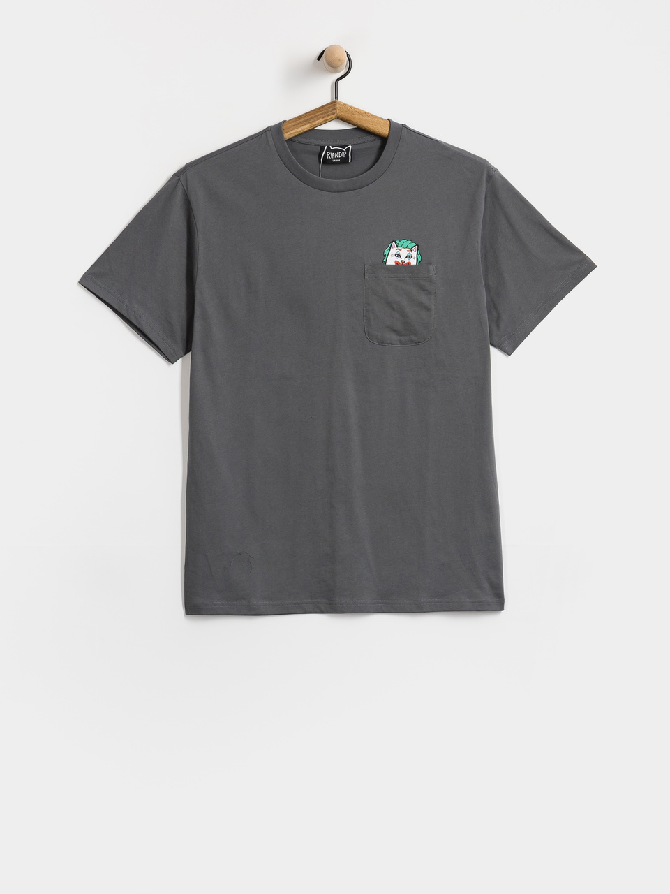 RipNDip T-Shirt Why So Nermal? Pocket (charcoal)