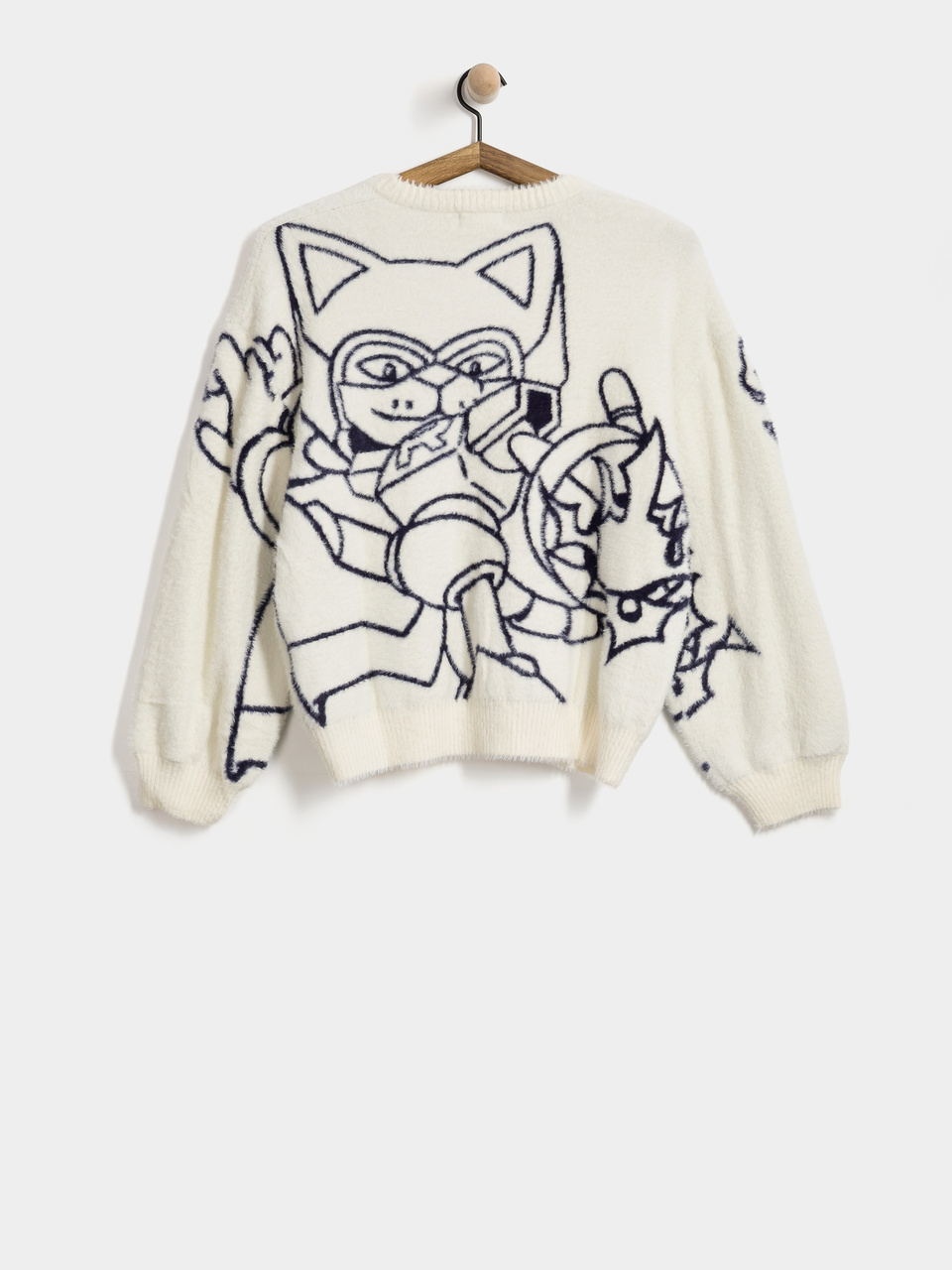 RipNDip Pulli Rokkunerm Mohair Sweater (bone)