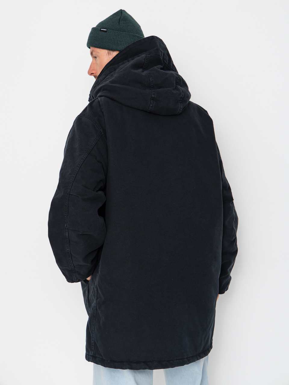 Carhartt WIP Jacke Boreal Parka (black/stone canvas)