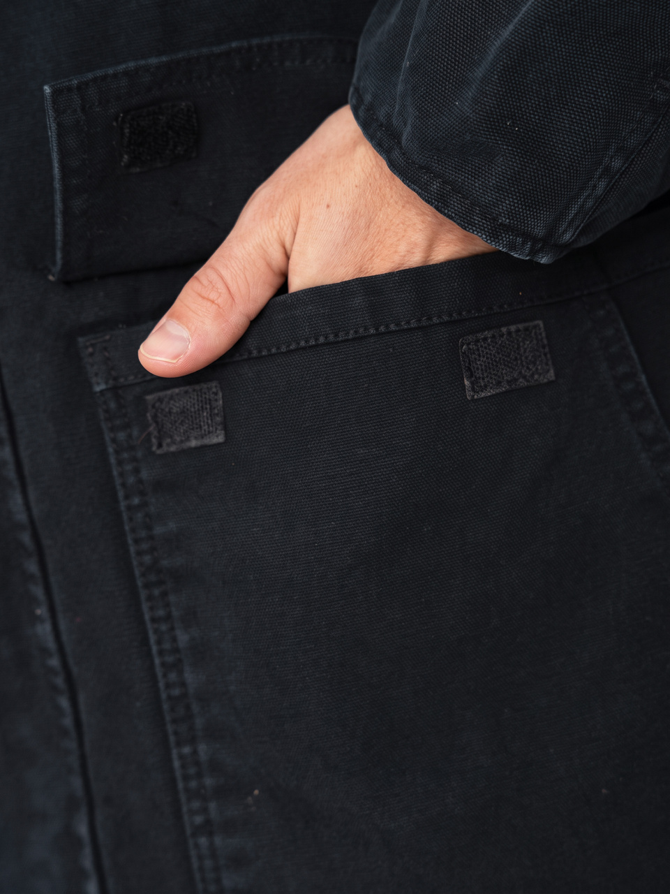 Carhartt WIP Jacke Boreal Parka (black/stone canvas)