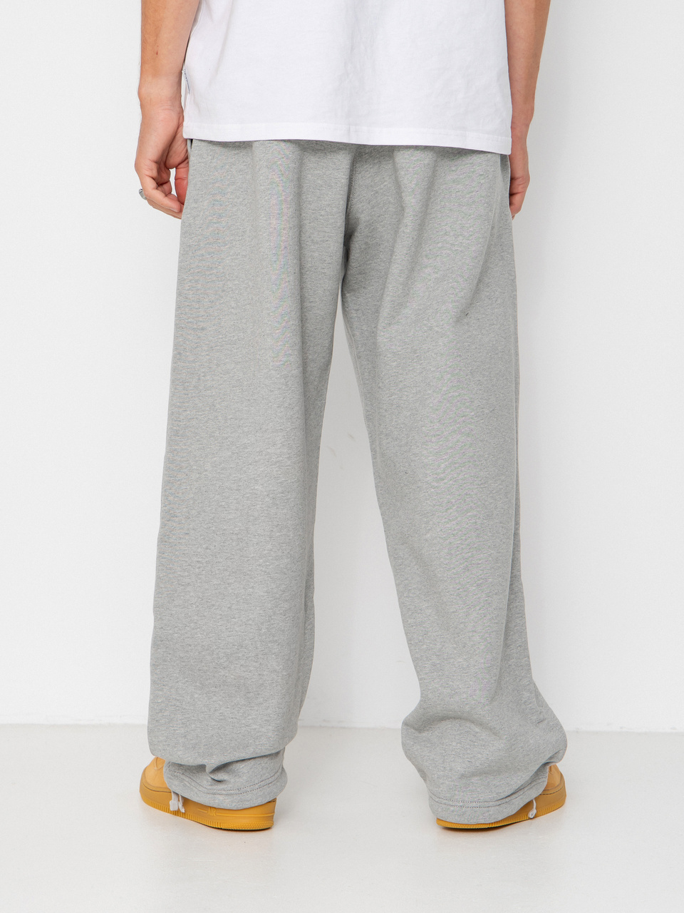 Nike SB Solo Swoosh Loose Pants (dk grey heather/lt smoke grey/white)