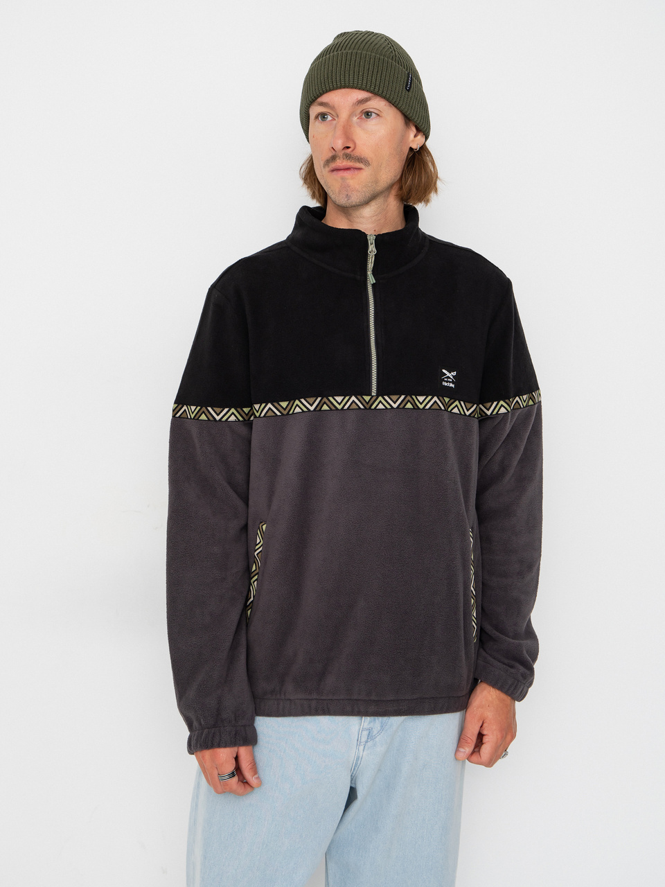 Iriedaily Fleece Jacke Monte Noe (coal)