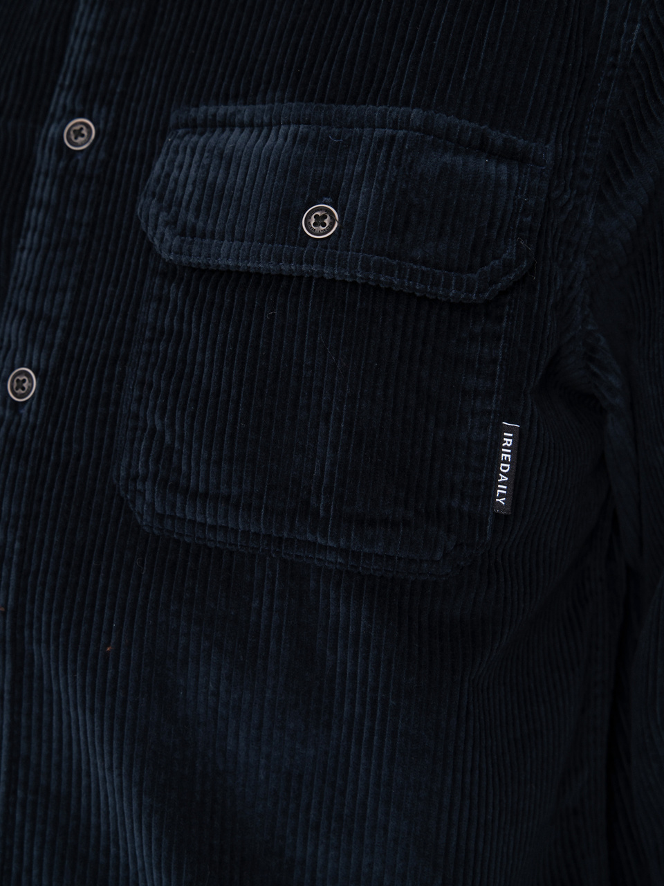 Iriedaily Shirt Bubble Cord (dark orion)