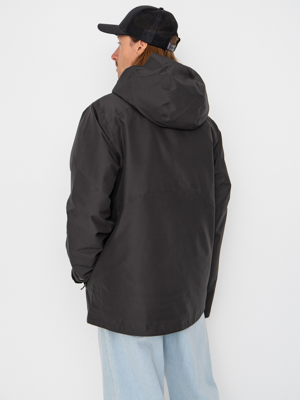Herren Patagonia Insulated Powder Town Snowboard Jacke (black)