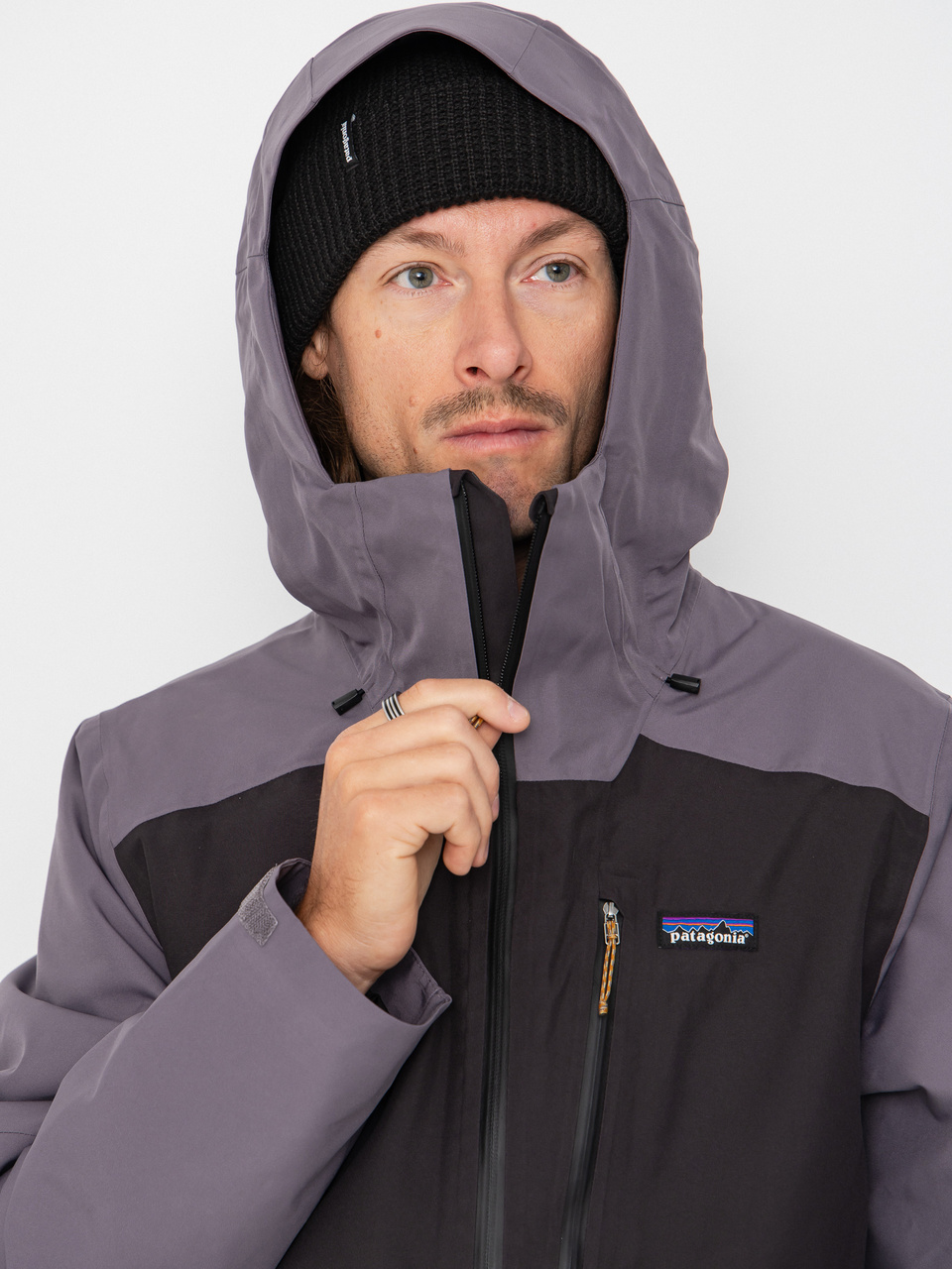 Herren Patagonia Insulated Powder Town Snowboard Jacke (may grey)