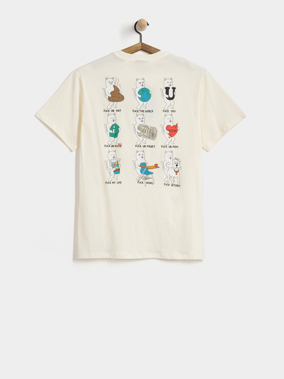 RipNDip T-Shirt Fuck Everything (bone)