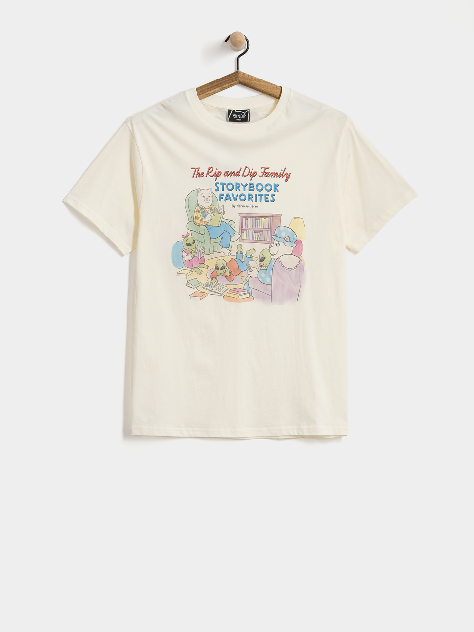 RipNDip T-Shirt Storybooks (bone)