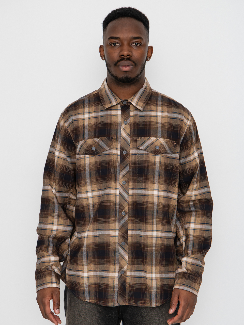 Fox Hemd Survivalist Stretch Flannel (brown sugar)