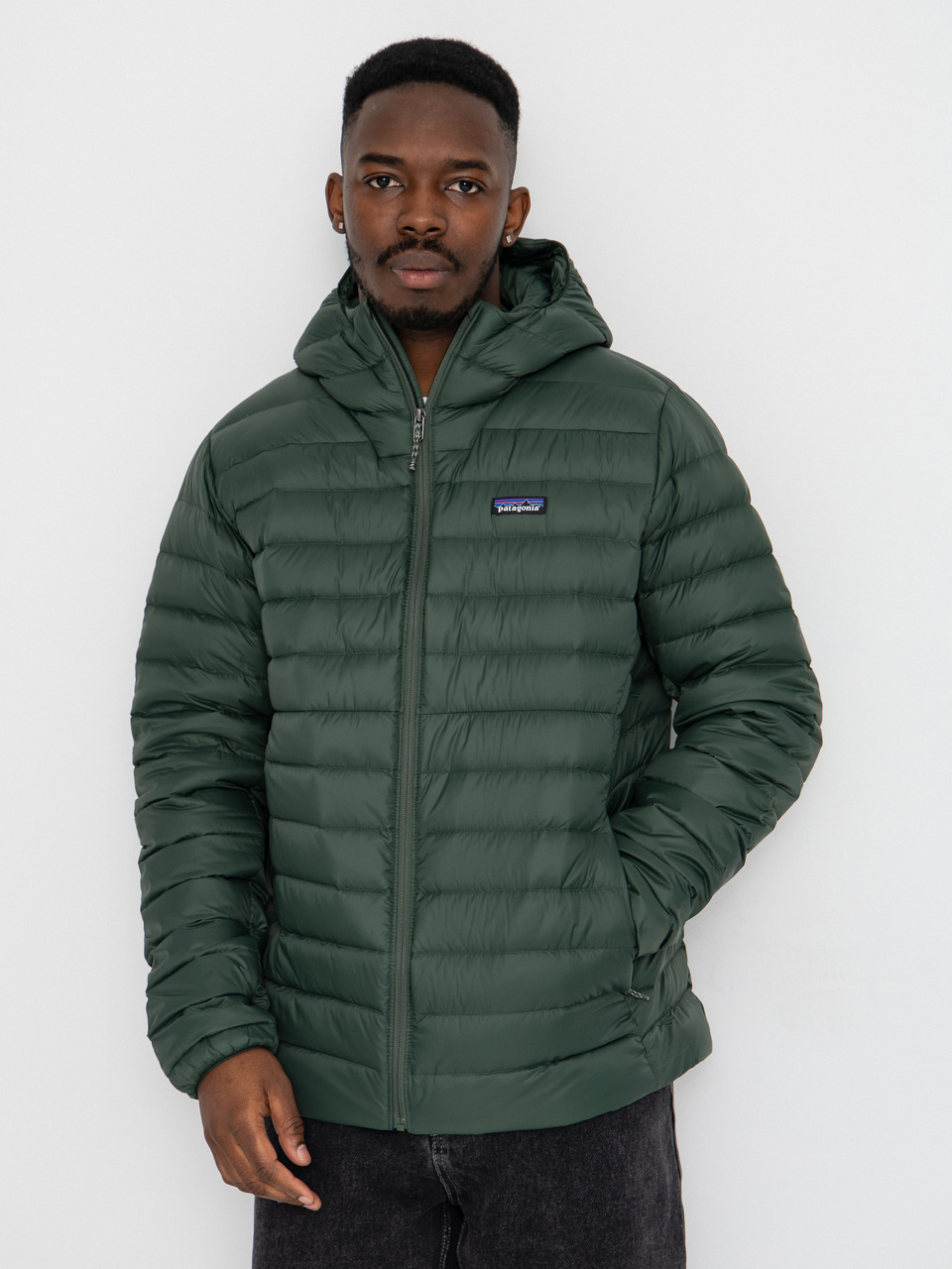 Patagonia Jacket Down Sweater HD (treeline green)