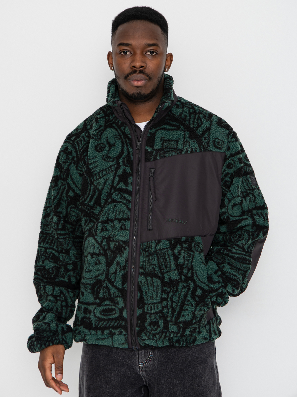 Iriedaily Fleece  Flawless (green black)