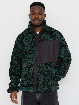 Iriedaily Fleece Jacke Flawless (green black)