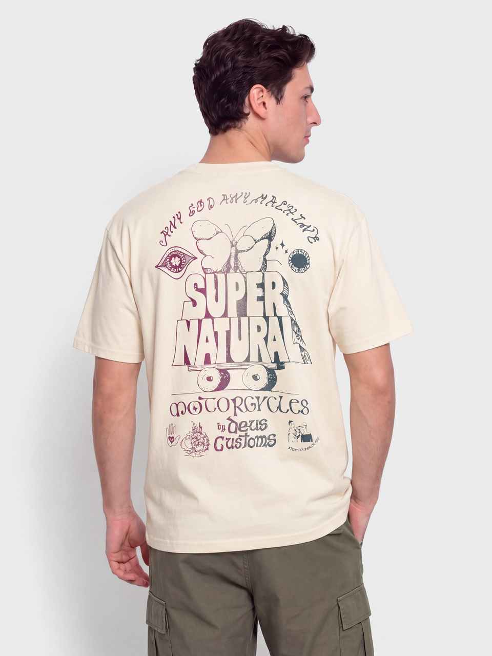 Deus Ex Machina Temple Torque T-Shirt (dirty white)