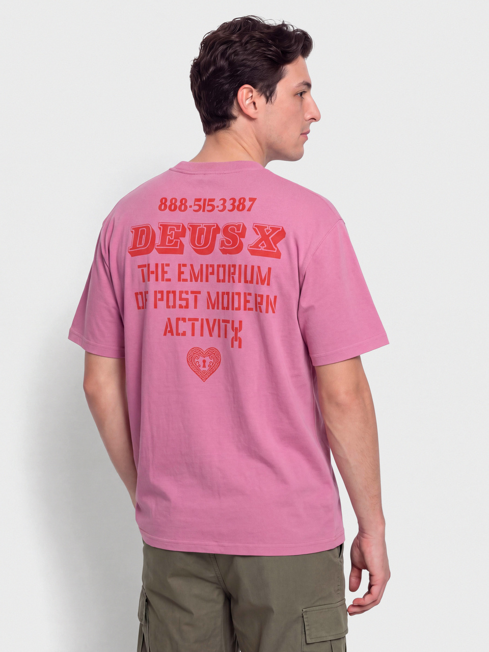 Deus Ex Machina Upstairs T-Shirt (red violet)