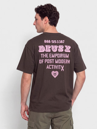 Deus Ex Machina Upstairs T-Shirt (anthracite grey)