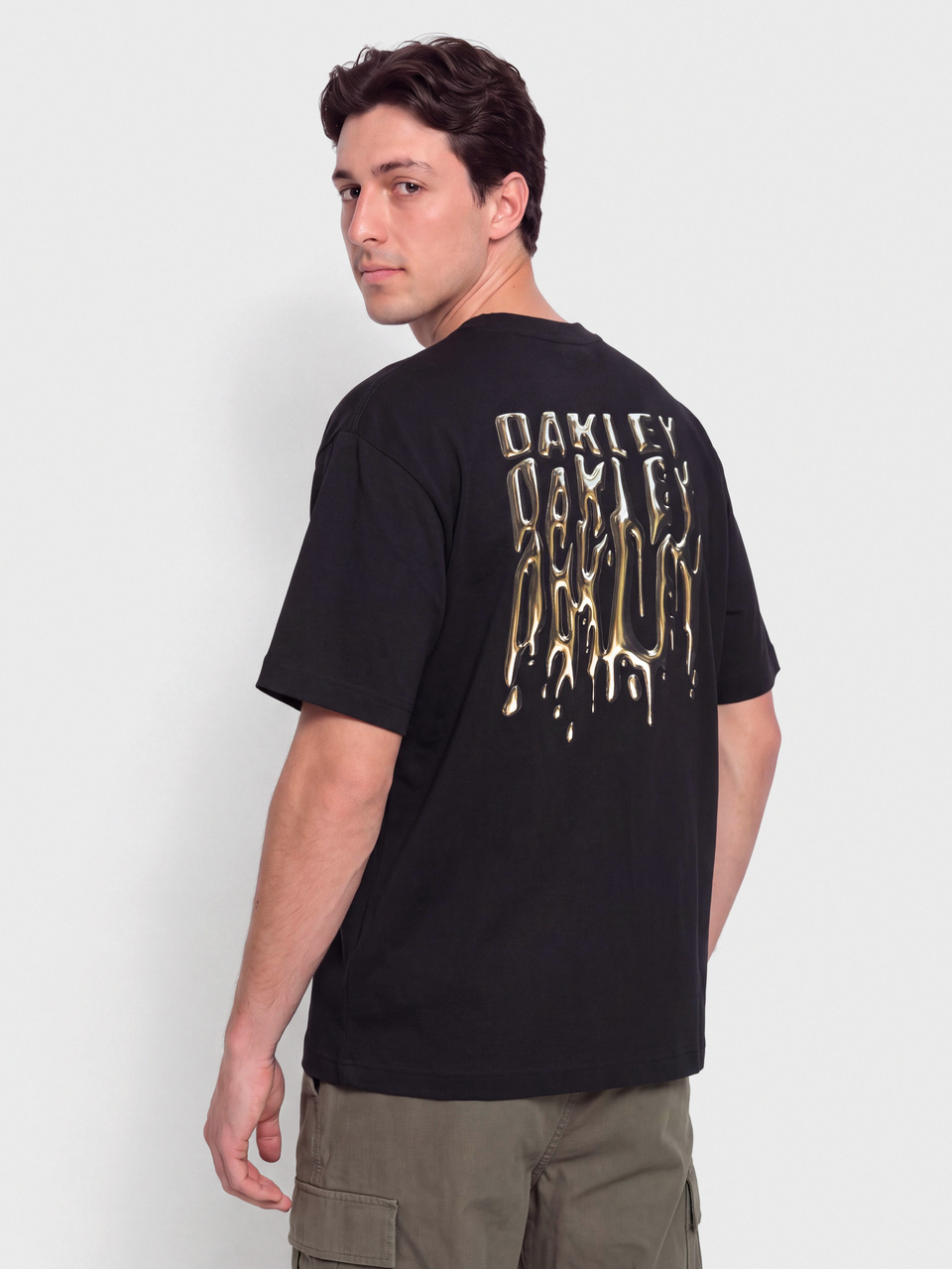 Oakley Stacked Metal T-Shirt (blackout)
