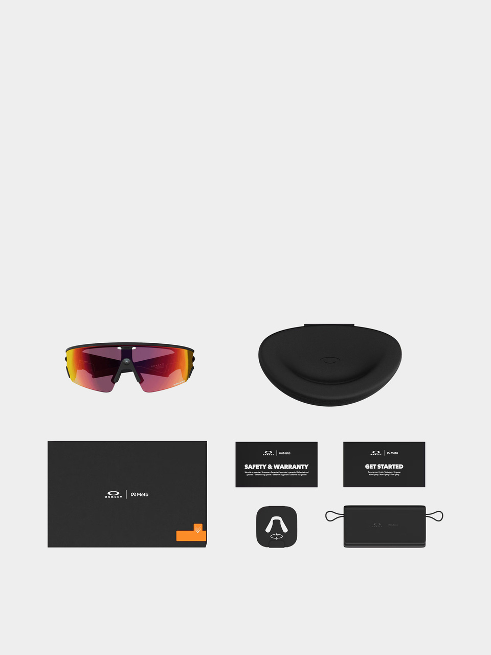 Oakley Sunglasses Meta AI Vanguard (black/prizm transitions ember)