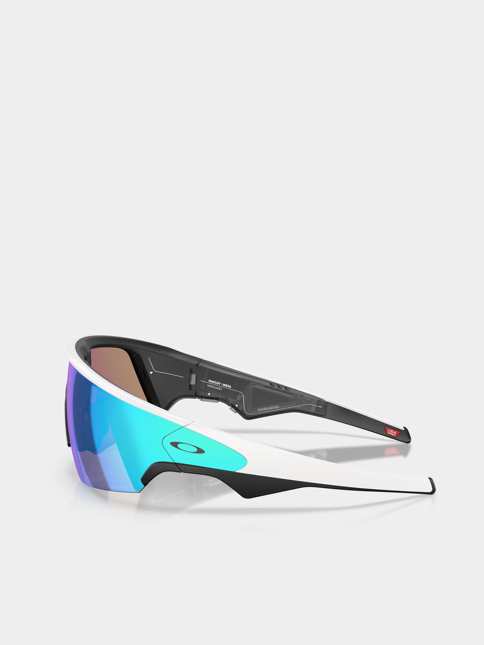 Oakley Sunglasses Meta AI Vanguard (white/prizm sapphire)