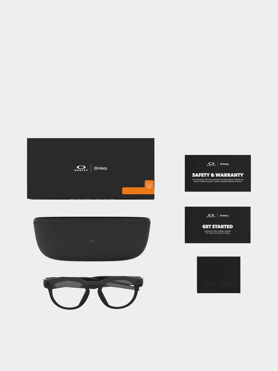 Oakley Sonnenbrille Meta AI HSTN (black/clear)