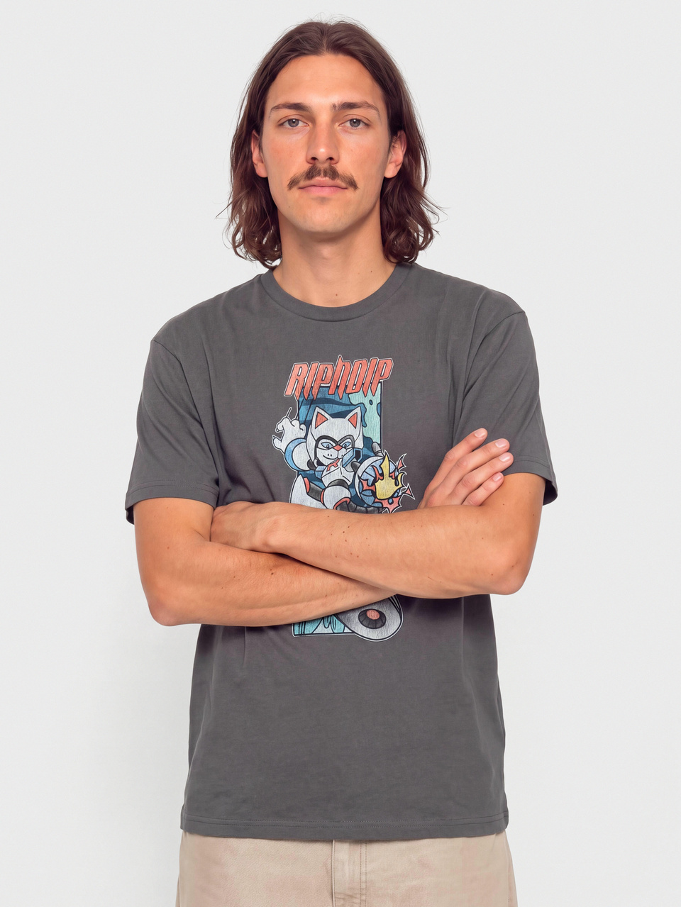 RipNDip T-Shirt Rokkunerm (charcoal)
