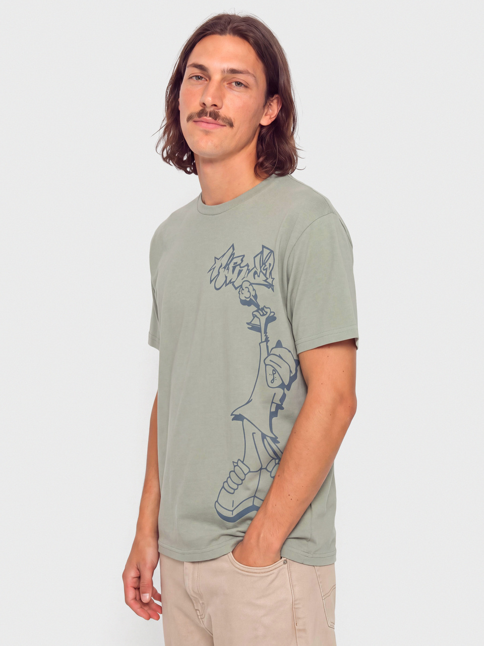 RipNDip T-Shirt Hard In Da Paint (dusty sage)