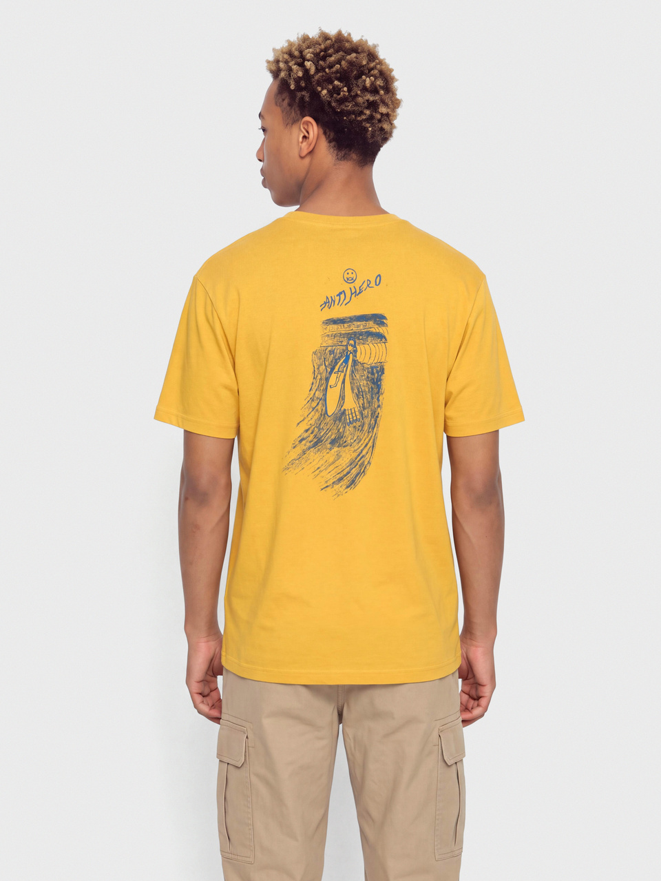 Antihero Expressions Sun T-Shirt (heather mustard)