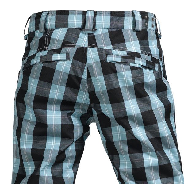 Womens Burton Snowboard Pants TWC Skinny (blotto grey siouxies plaid)