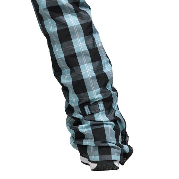 Womens Burton Snowboard Pants TWC Skinny (blotto grey siouxies plaid)