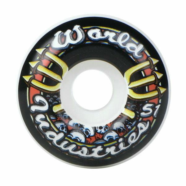 World Industries Wheels Skull Team Logo 51mm 