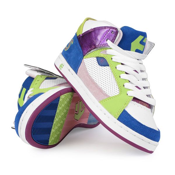 Etnies Shoes Uptown Wmn (white/blue/green)