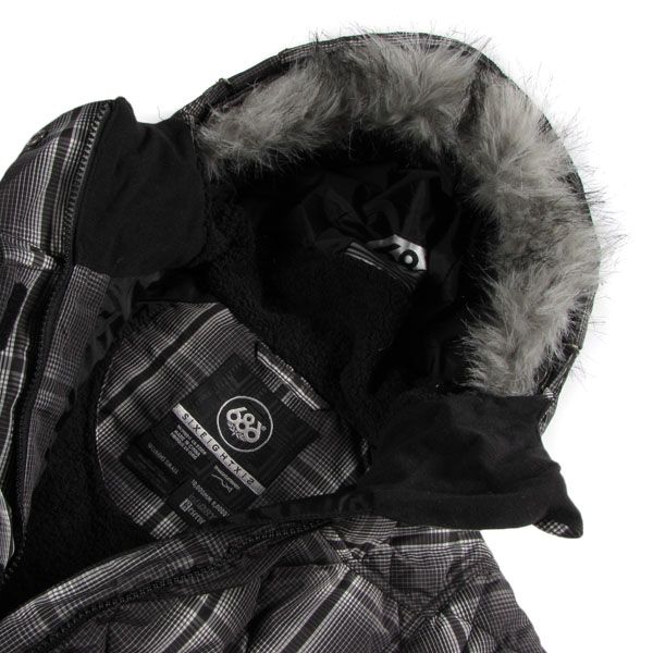 Womens 686 snowboard jacket Wms Reserved Class Down (Black)