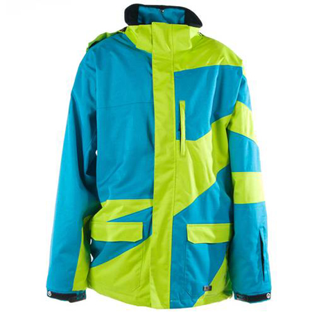 Mens Chanex snowboard jacket Antisymmetry (lime)