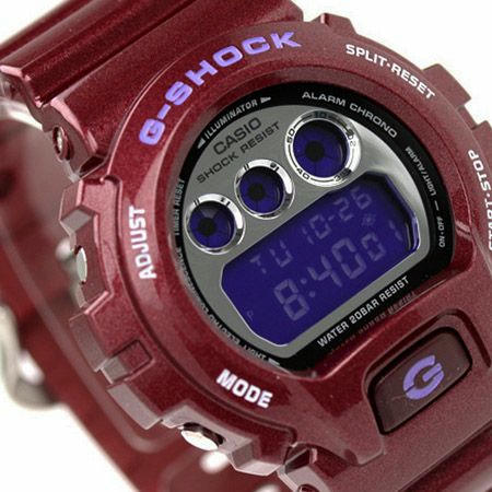 Maroon g shock discount watch