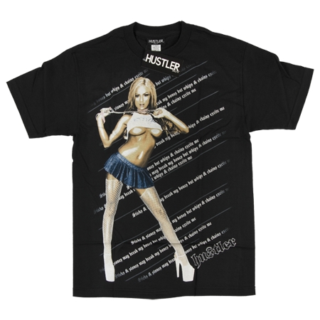 Hustler T-shirt Stick & Stones Amy Reid (black)
