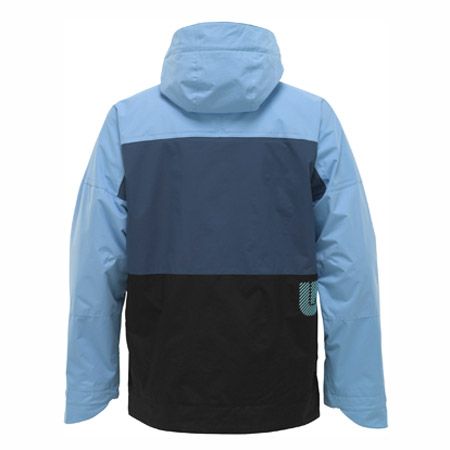 Mens Burton Snowboard Jacket Insulated Launch (blue 23 / team blue / true black)