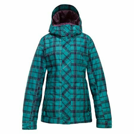 blue plaid snowboard jacket