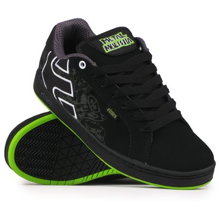 Etnies Shoes Metal Mulisha Fader NC (black/green/black)