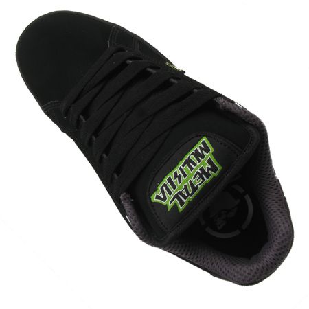 Etnies Shoes Metal Mulisha Fader NC (black/green/black)