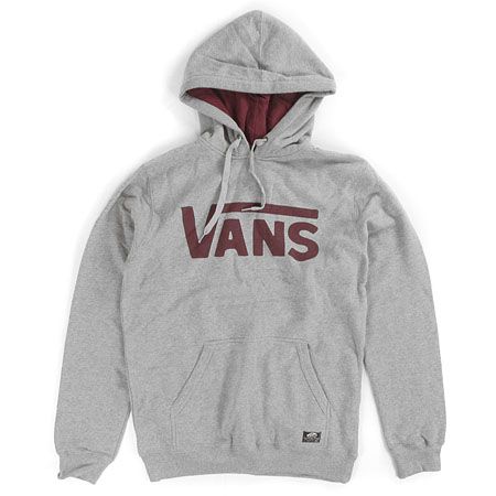 Vans Hoodie Clsc Pulvr Hood (clement hthr/zinfandel)