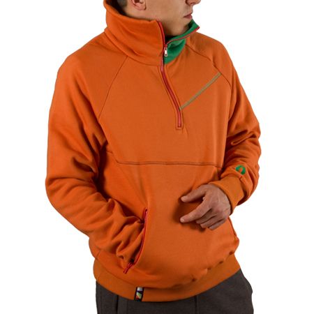 Mleko sweatshirt Warmup (orange/green)