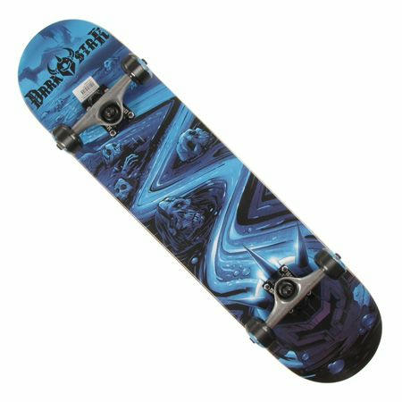 handelaar ondernemen Dek de tafel Darkstar Skateboard Death Trail 7.6 (blu/pur)
