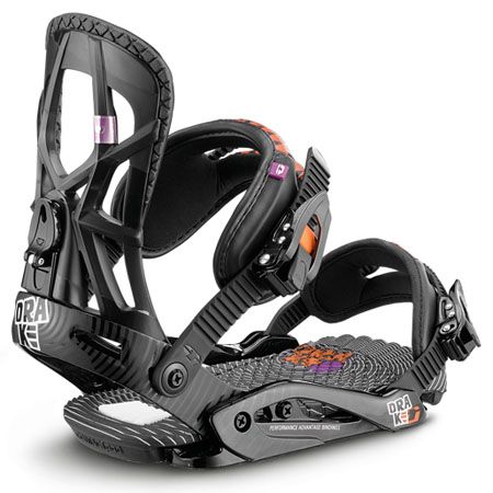 Drake Reload Snowboard Bindings - black (black)