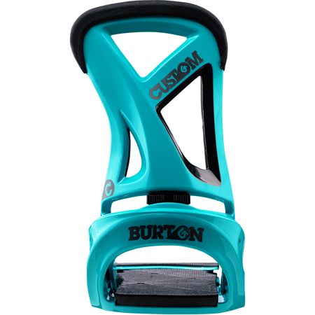 Mens Burton Custom Snowboard Bindings (teal)